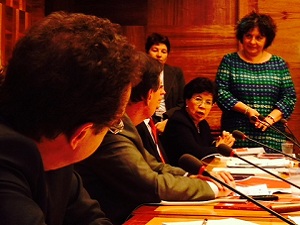 WHO Director-General Dr Margarat Chan at a lunch session on Tuberculosis hosted by Brazil and WHO TB Department.