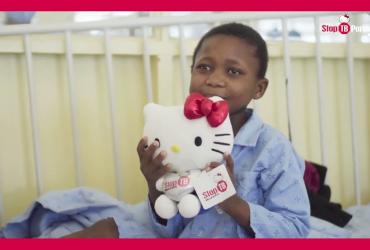 Embedded thumbnail for Hello Kitty visits South Africa to know more about ending TB in children